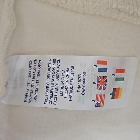 Champions Unisex White Sherpa Jacket - Picture 6 of 6